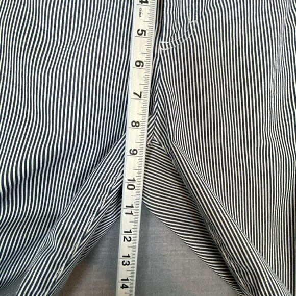 Tommy Hilfiger Striped Trousers Sz 8 Dress Pants Blue and White - Picture 13 of 13